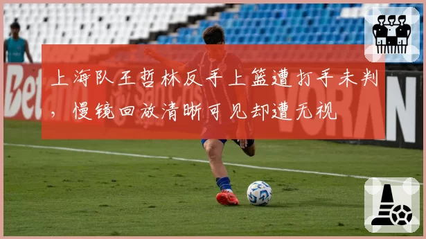 上海队王哲林反手上篮遭打手未判,慢镜回放清晰可见却遭无视